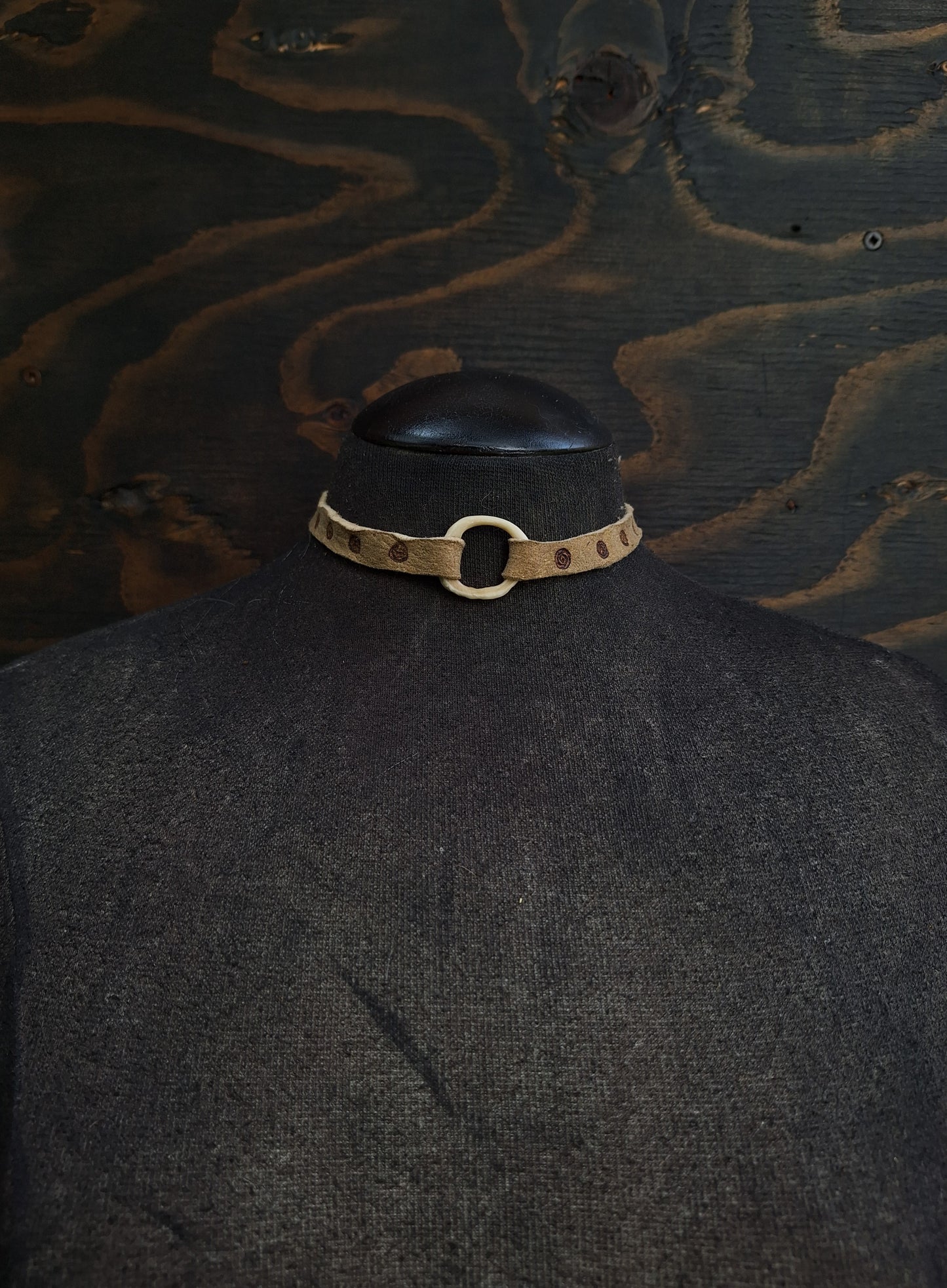 Leather & bone chocker