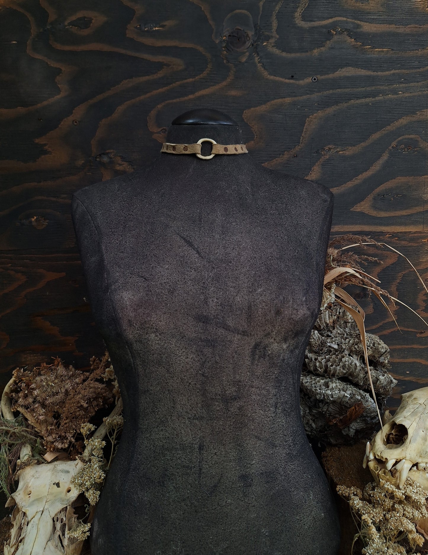 Leather & bone chocker