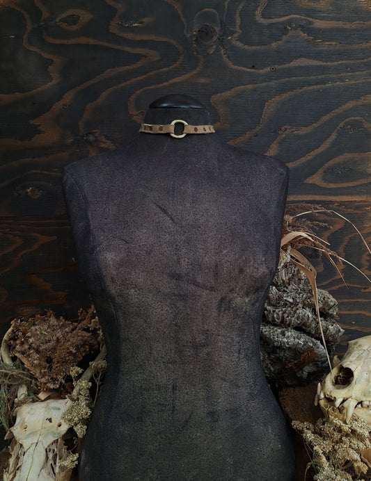 Leather & bone chocker